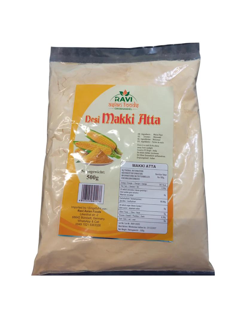 Ravi Desi-Makki Atta 500g