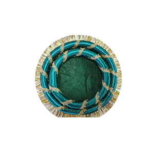 Shadi Mehndi Plate Thaal Green Set 2 Pieces