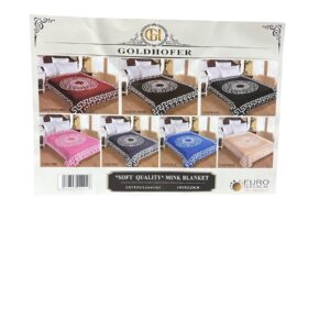 Soft quality Mink Blanket 160x220cm 2Ply