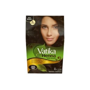 Vatika Henna Hair color Rich Black 60g (6 Sachets)