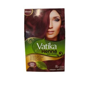 Vatika Henna Hair color Burgundy 60g (6 Sachets)