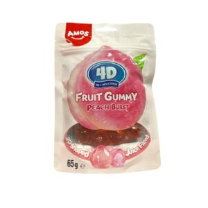 Amos Fruit Gummy Peach  Burst 65g