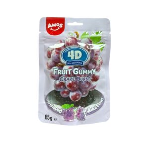 Amos Fruit Gummy Grape  Burst 65g