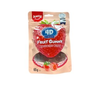 Amos Fruit Gummy Strawberry Burst 65g