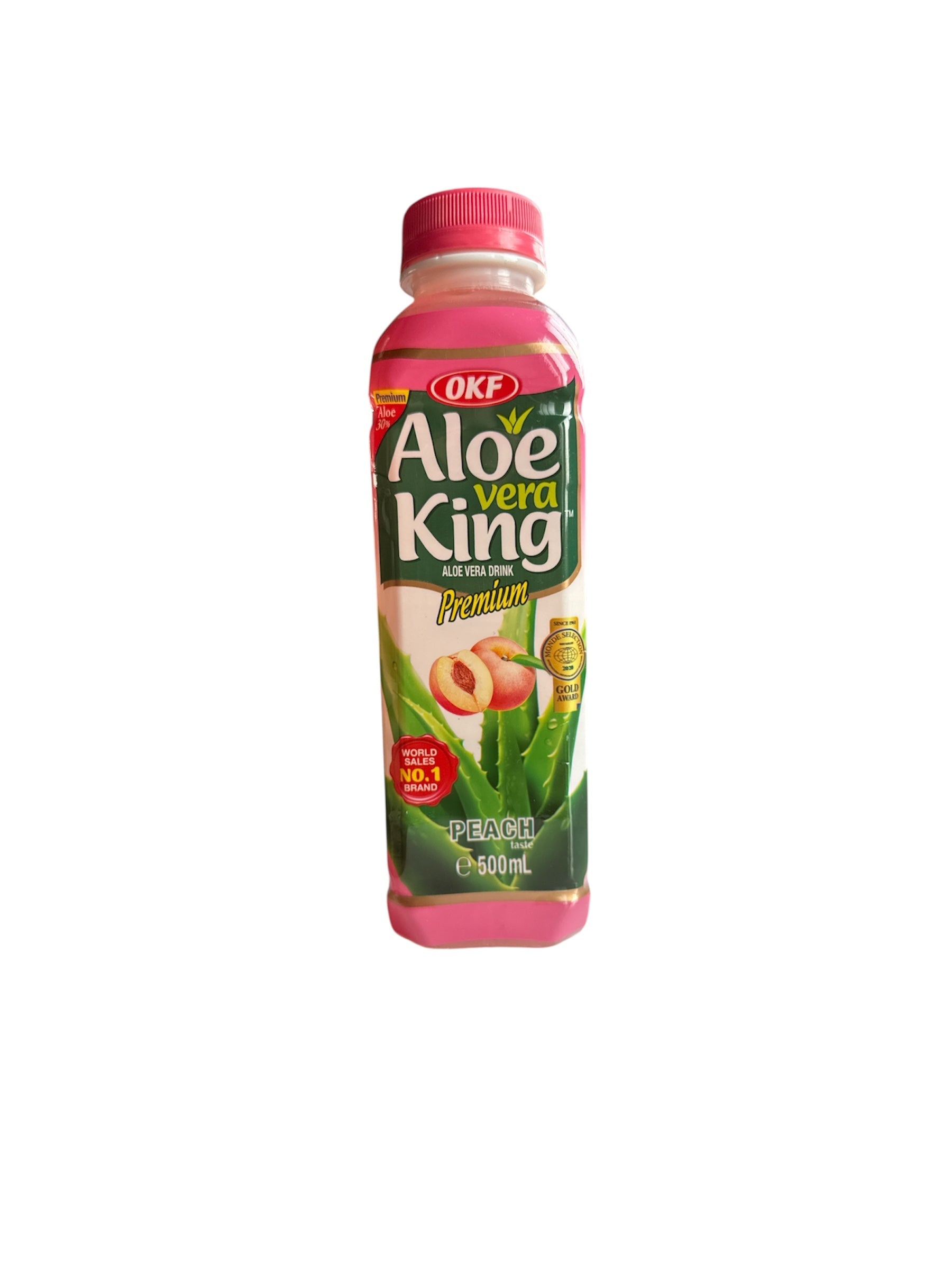 Okf Aloevera King Peach Drink 500ml