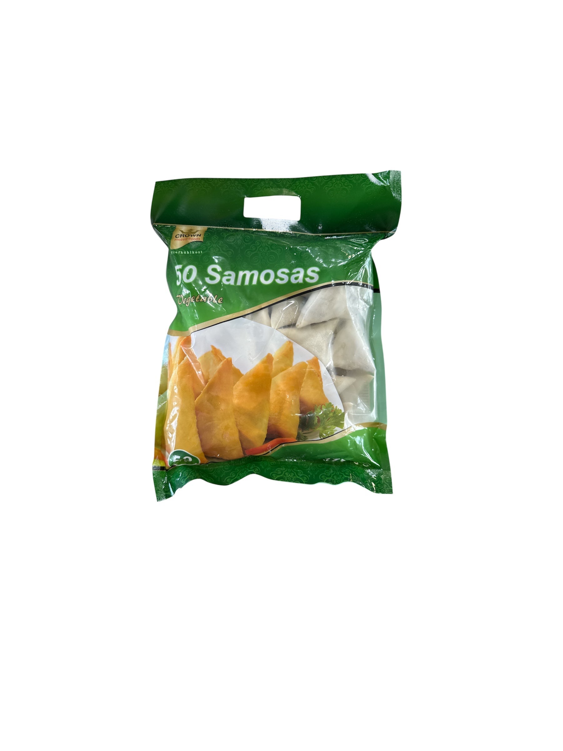 Crown vegetables Samosas 50pcs 1750g Frozen Halal