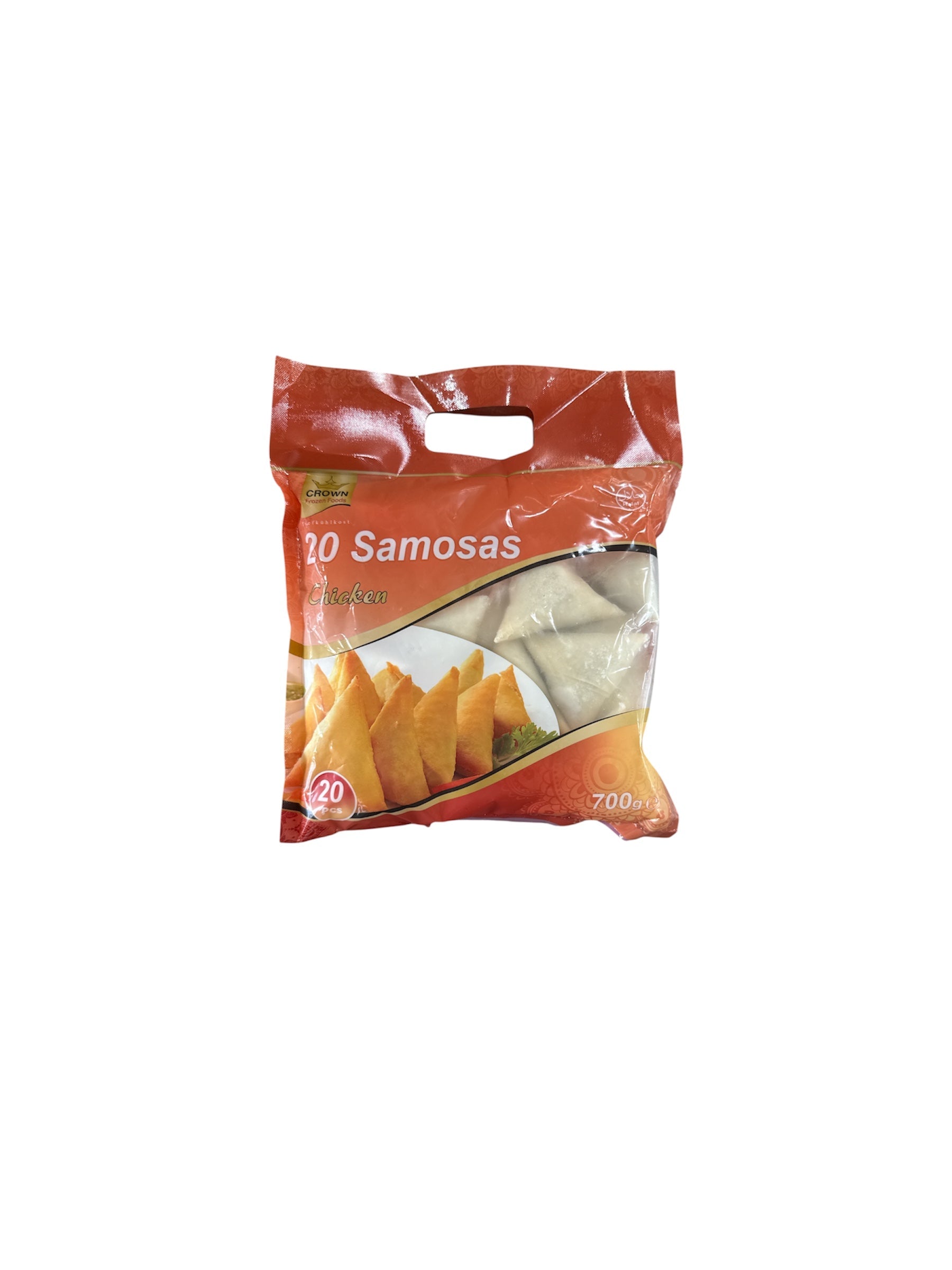 Crown Chicken Samosas 20 pcs 700g Frozen Halal