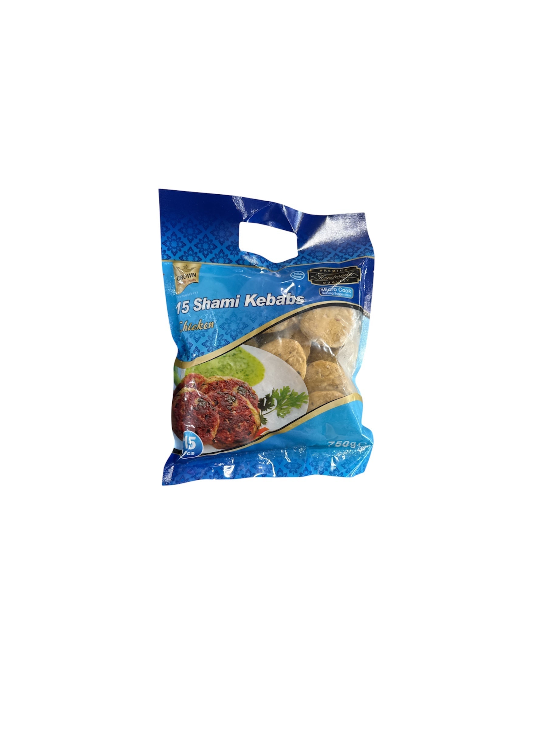Crown Shami Kebabs Chicken 750g 15 pes frozen Halal
