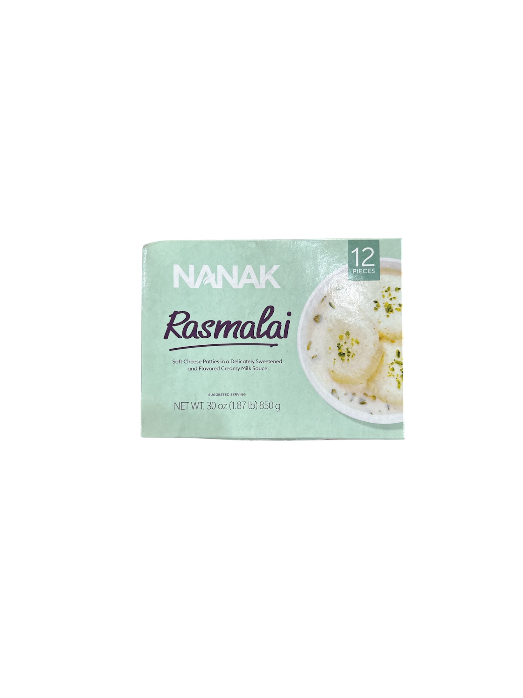 Nanak Rasmalai Frozen 12 pcs 850g
