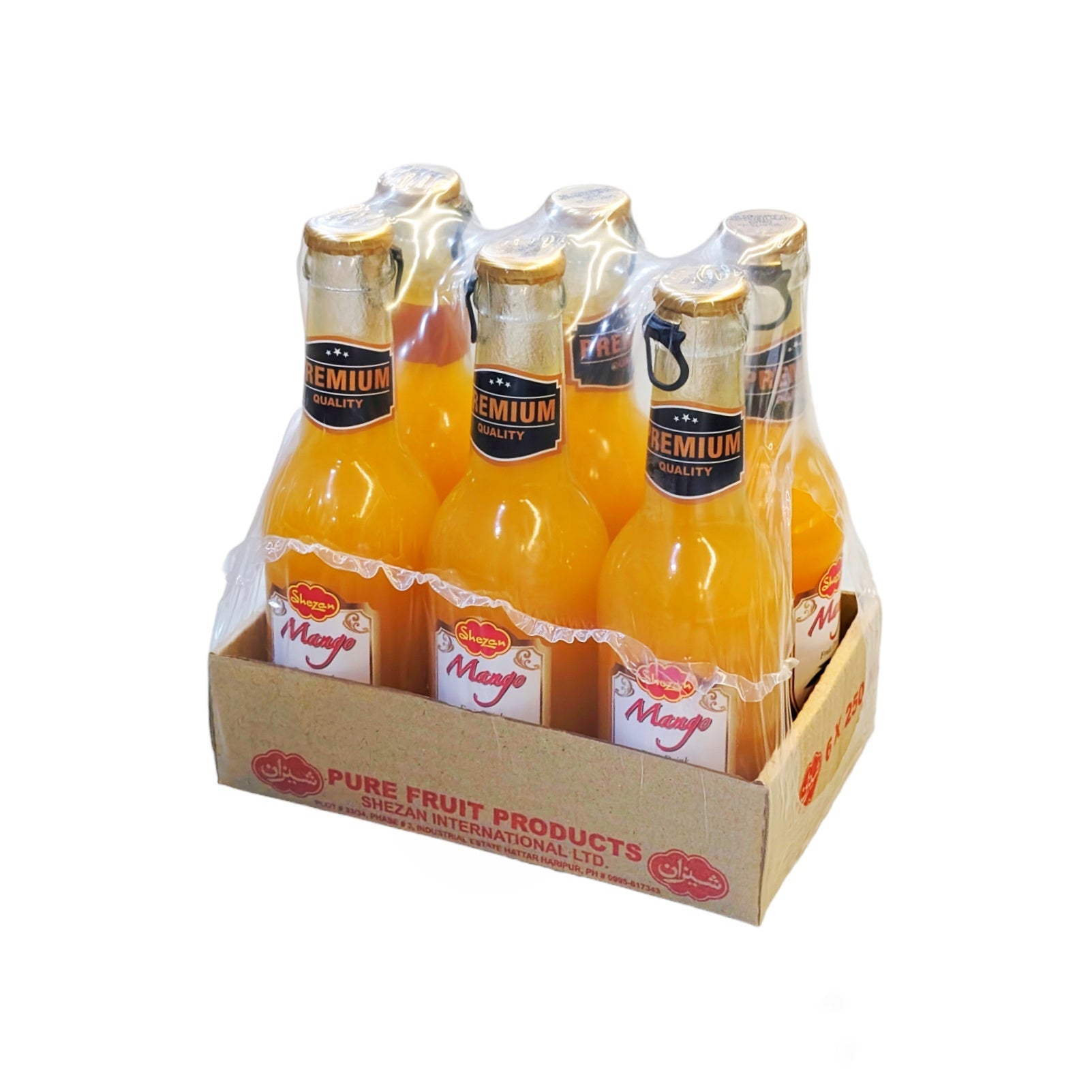 Shezan Mango Juice In Bottle 6x250ml