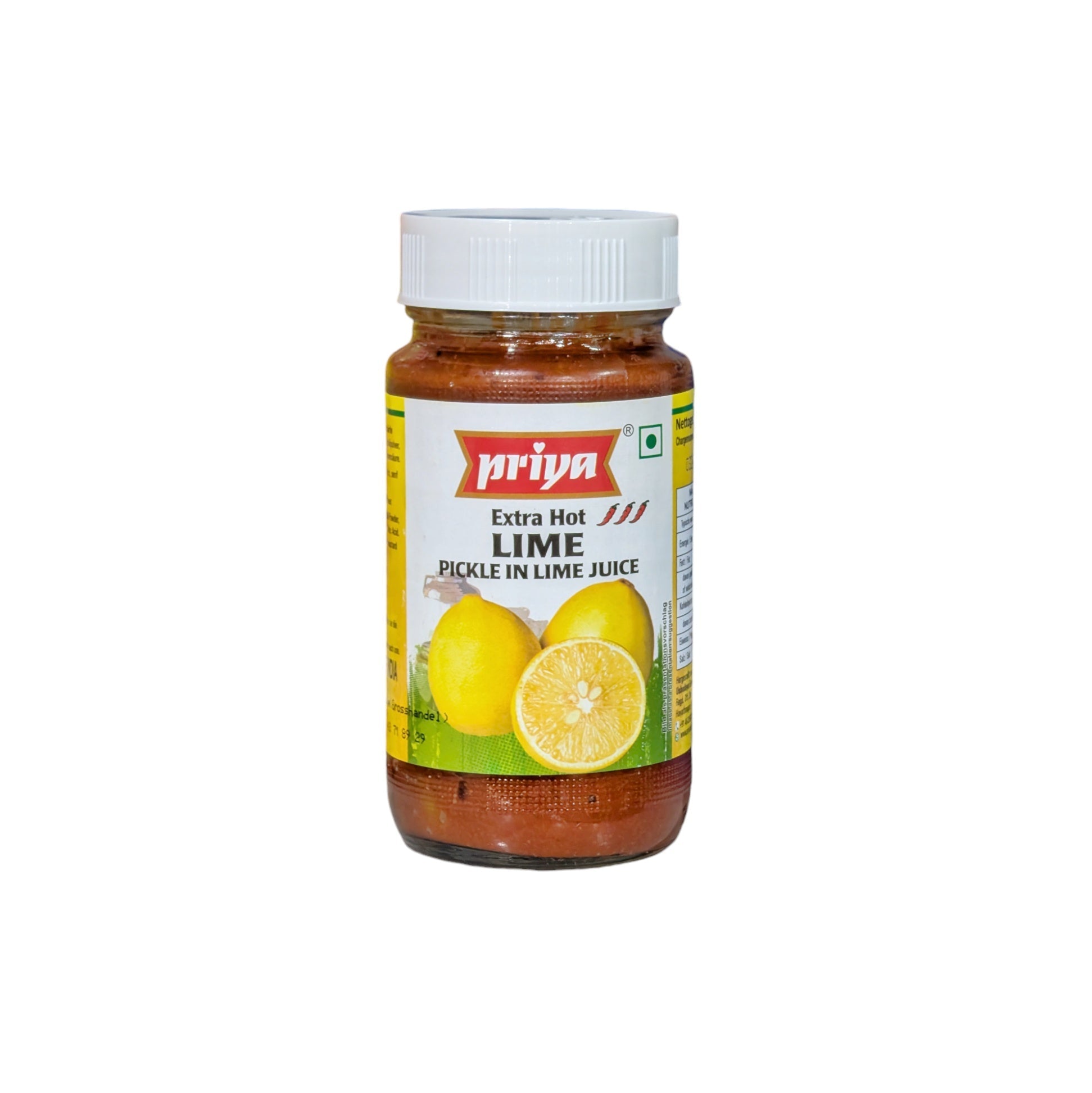 Priya Extra Hot Lime Pickle 300g