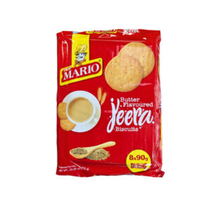 Mario Butter Flavored Jeera Biscuits 8Ã—90g