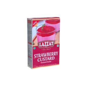 Lazzat Strawberry Custard 250g