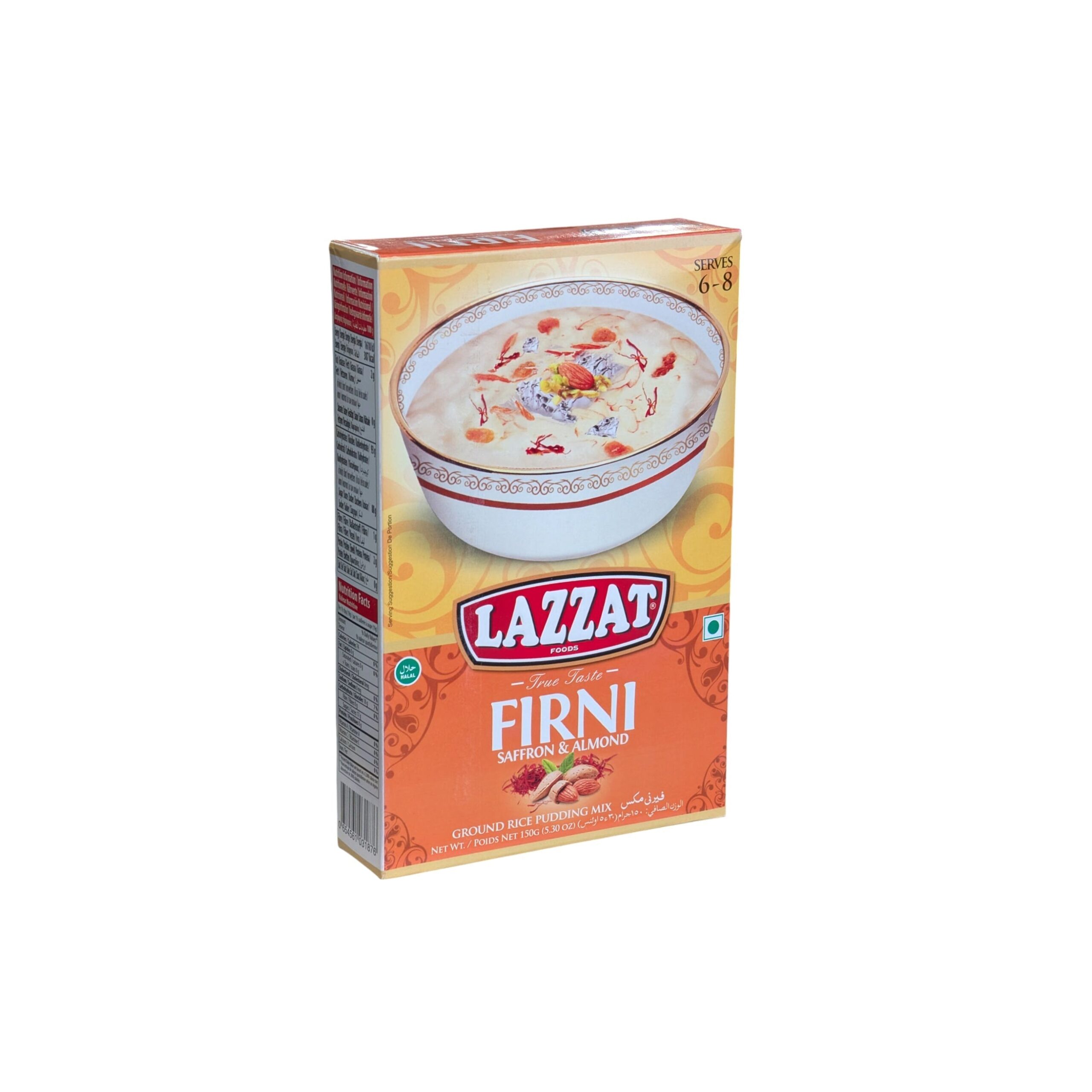 Lazzat Firni Saffron & Almond 150g