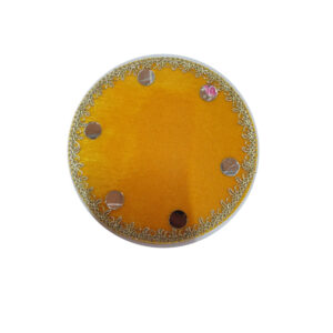 Shadi Mehndi Plate Thaal Musturd 1 Piece