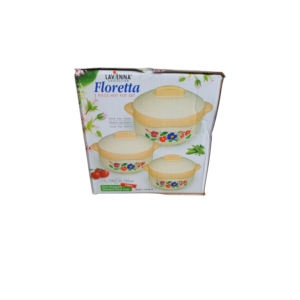 Floretta 3 Piece Hot Pot Set